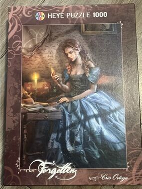 HEYE 1000-Piece Puzzle Brand New "Forgotten" - Woman in Blue Dress